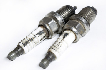 old used spark plug