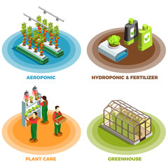 Poster - Hydroponic And Aeroponic 2x2 Design Concept