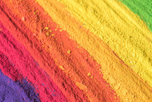 Multicolored Powder Pigments Background