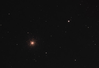 Wall Mural - Stars forming the Messier 3 globular cluster in the constellation Canes Venatici as seen from Mannheim in Germany.