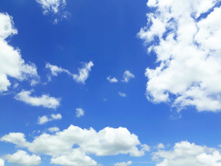 blue sky with clouds