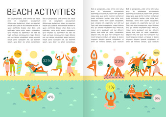 Sticker - Flat Vacation Infographics 