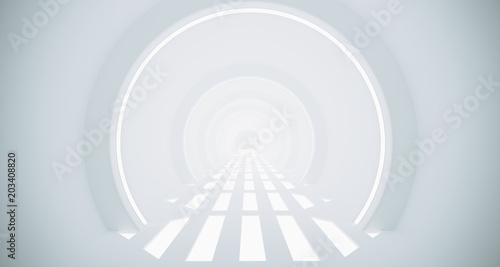 Naklejki tunel  realistyczny-korytarz-sci-fi-z-oswietleniem