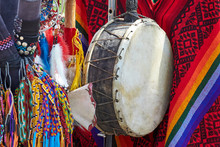 Indian Ethnic Leather Drum.