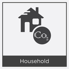 Poster - Household icon isolated on white background