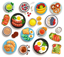 Poster - Breakfast Isolated Set