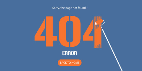 404 error page vector illustration