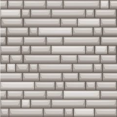 Wall Mural - seamless texture placing grey stone wall