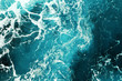 Leinwandbild Motiv blue sea water texture