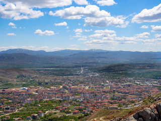 Wall Mural - Turkey, Elazıg city lanscape view and mountain range