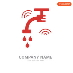 Canvas Print - Water company logo design