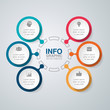 © vecarto - Vector infographic template for diagram, graph, presentation, chart, business concept with 6 options.