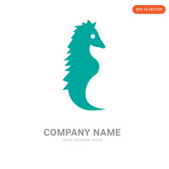 Wall Mural - Sea Horse company logo design