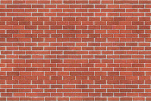 Background Texture Of Red Brick Wall