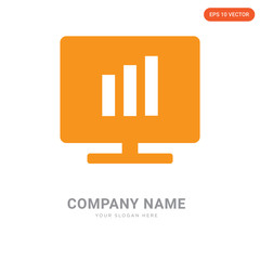 Wall Mural - Computer company logo design