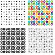 © ylivdesign - 100 business day icons set vector in 4 variant for any web design isolated on white