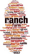 © laufer - Ranch word cloud