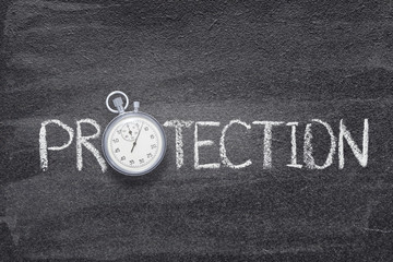 Wall Mural - protection word watch