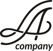 Monogram Initials LA Beauty Lettering Logo Design Inspiration