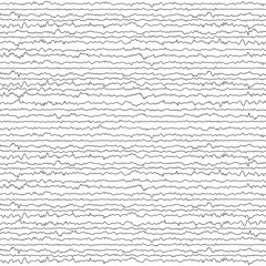 Aufkleber - Abstract White and black Random chaotic lines textures. Grunge overlay texture zig-zag random lines with copy space. Vector illustration
