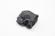 graphite mineral isolated over white
