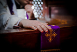 Fototapeta  - Spowiedź święta konfesjonał