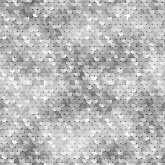 Wall Mural - Seamless silver texture of fabric with sequins - vector eps10