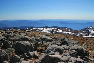 Canvas Print - Kosciuszko National Park in Australia