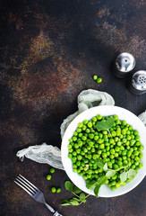 Poster - green peas