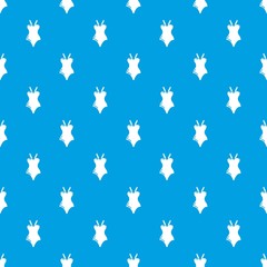 Canvas Print - Swimsuit pattern vector seamless blue repeat for any use