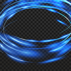 Wall Mural - Abstract orbital futuristic speed light flashing frame background