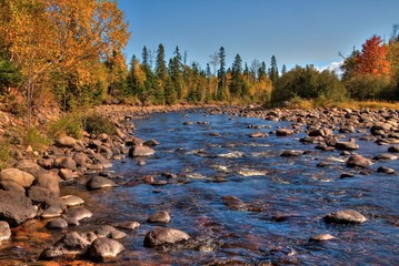 Wall Mural - Temperance River is a State Park on the North Shore of Lake Superior in Minnesota