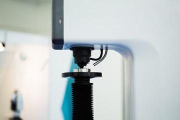 Leinwandbilder - Optic machine for precise measurement of part size and quality evaluation. Smart factory.