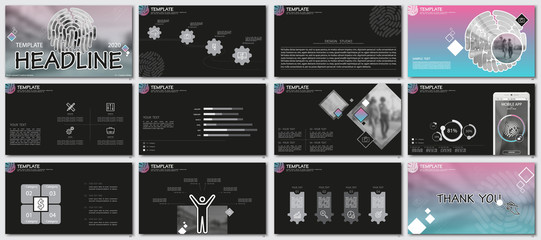 Multi-colored, gray, elements of infographics, black, background. The best sets of presentation templates.Presentation,leaflet and flyer,corporate report,marketing, advertising,supernova,annual report