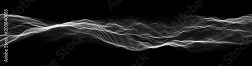 Fotomural Music abstract background blue