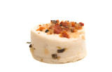 Fototapeta Londyn - French cheese with spices isolated