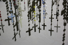 Many Crucifixes And Crosses