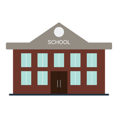 Sticker - School building icon