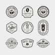 © youarehere - set of modern vintage coffee shop labels. vector illustration