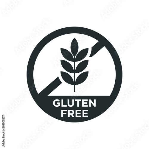 Fotomural Gluten free icon. Vector illustration.
