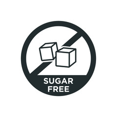 Wall Mural - Sugar free icon. Vector illustration.