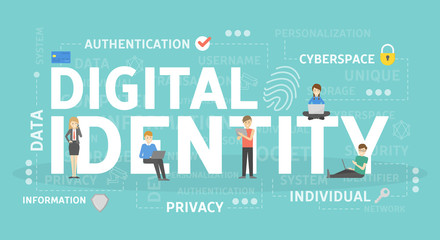 digital identity concept illustration.