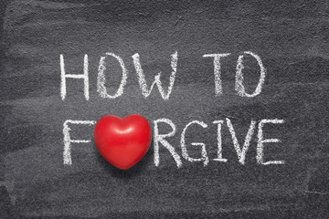 Poster - how to forgive heart