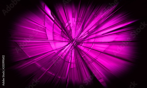 Fotomural 3D rendering of technology background