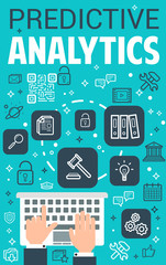 Poster - Vector internet predictive analytics poster