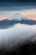 © torsakarin - Top of Mt.Fuji with beautiful cloud in winter sunset