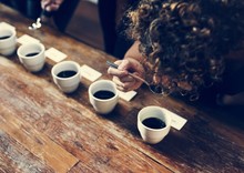 Types Of Coffee Placed To Taste Or Smell