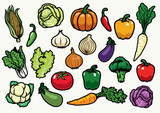 Fototapeta Kuchnia - vegetables set