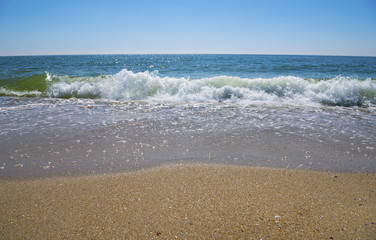 Sea and sand background