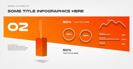 Aufkleber - Concept gradient infographics, with arrows. Element of chart, graph, diagram with 3 options - parts, processes, timeline. Vector business template for presentation, workflow layout, annual report